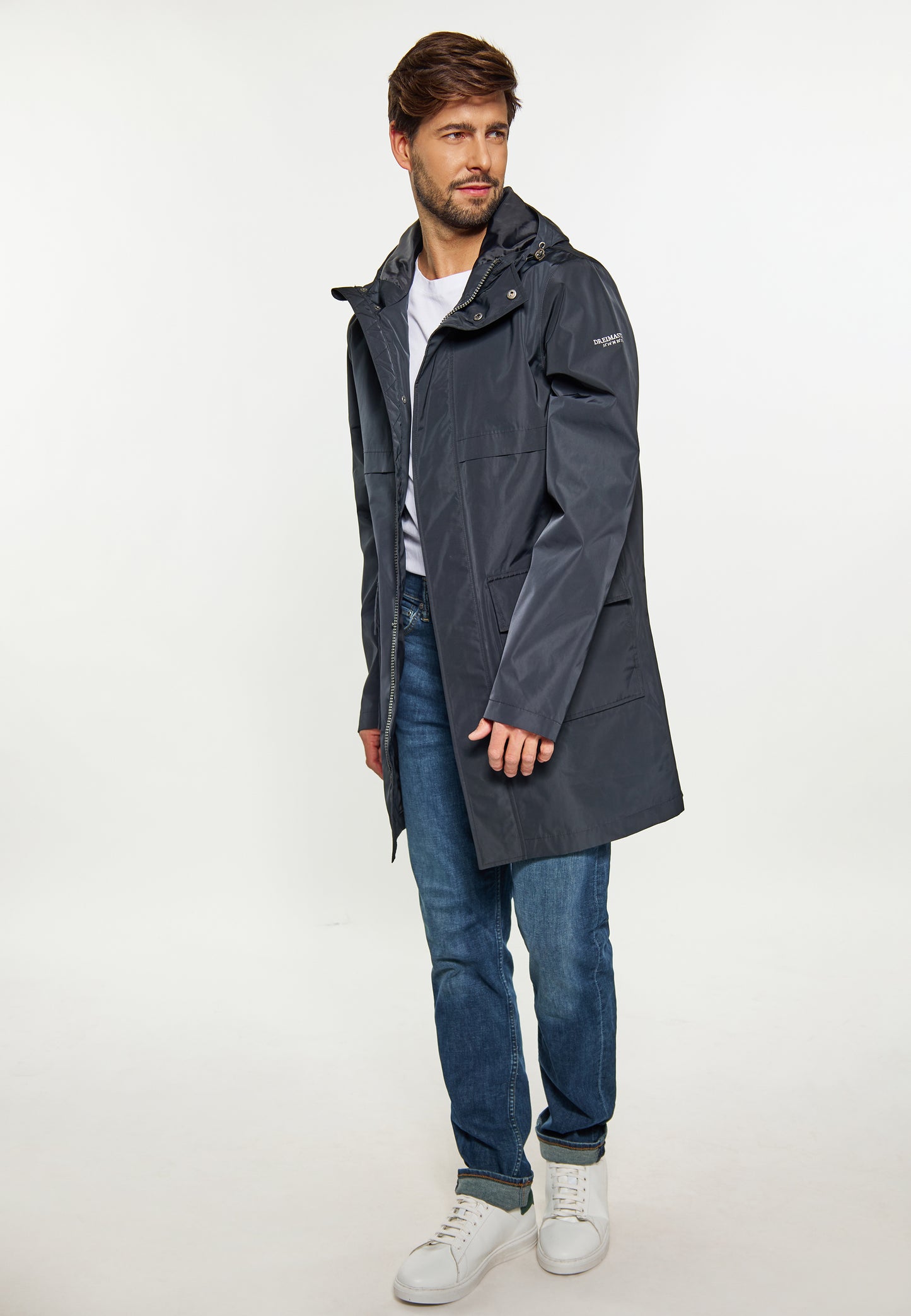 DreiMaster Maritim męska parka przeciwdeszczowa