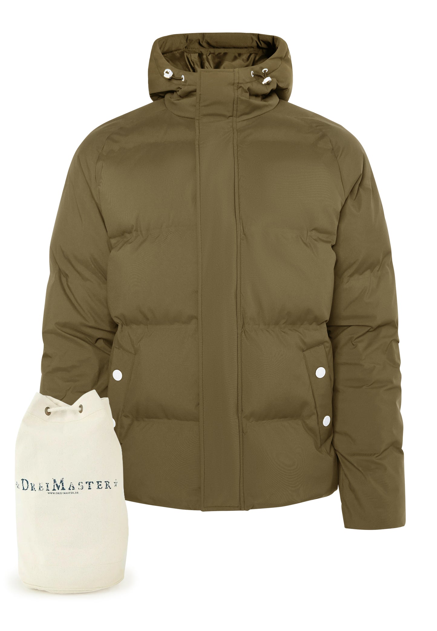 Dreimaster maritimer Herren Anorak + Einkaufstasche - Set