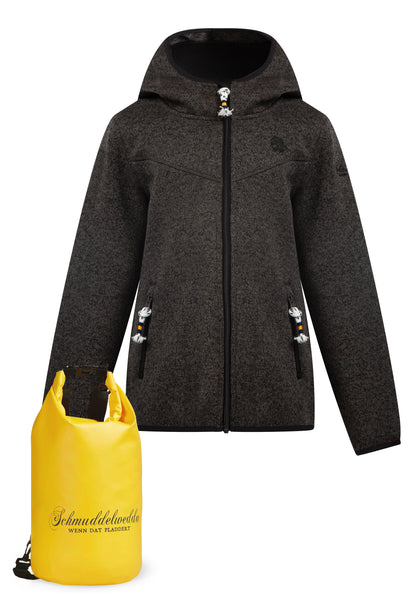 Schmuddelwedda Strickfleece-Blouson + Tagesrucksack - Set