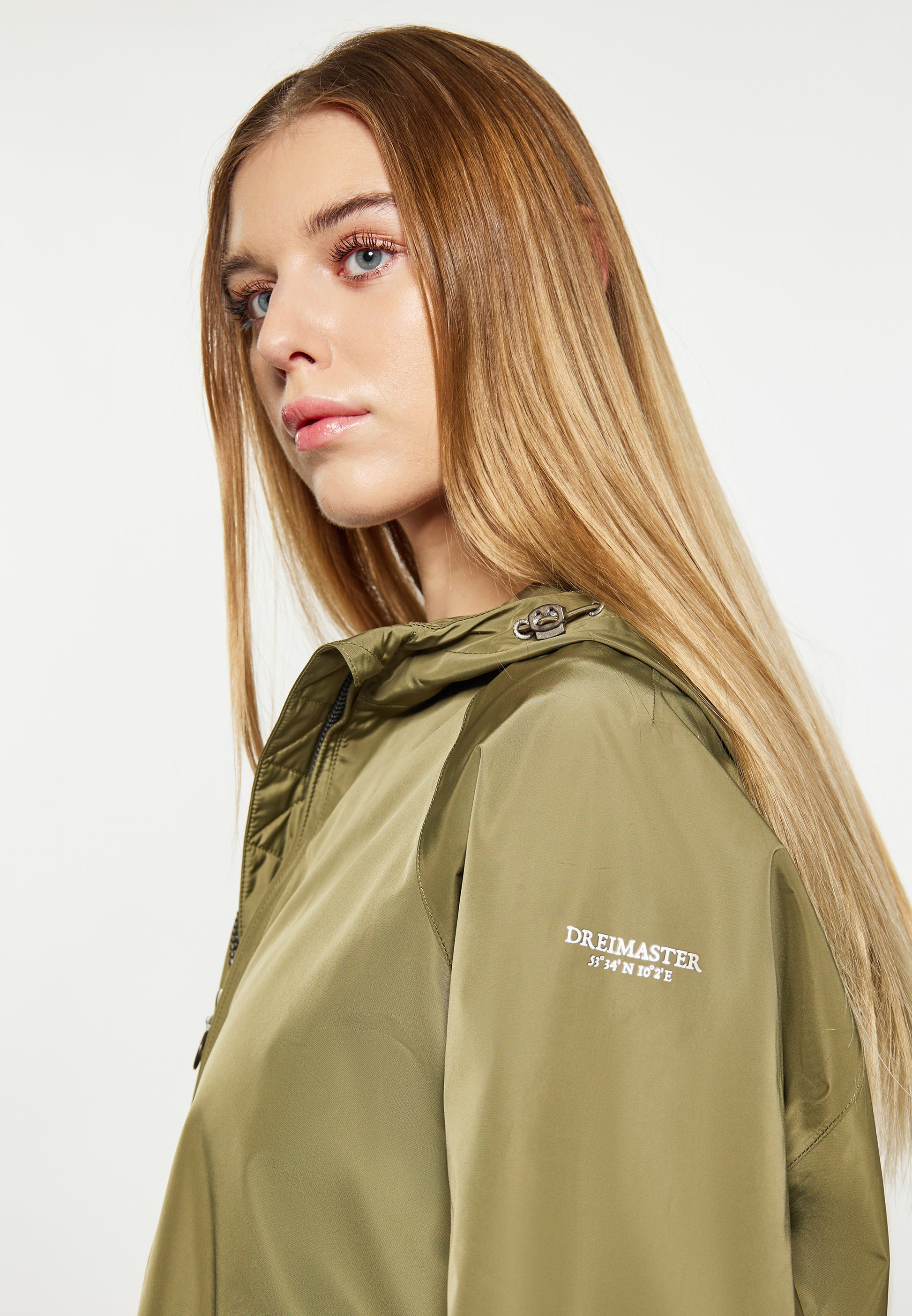 Dreimaster Maritim Damen Regenjacke aus recycelten Materialien
