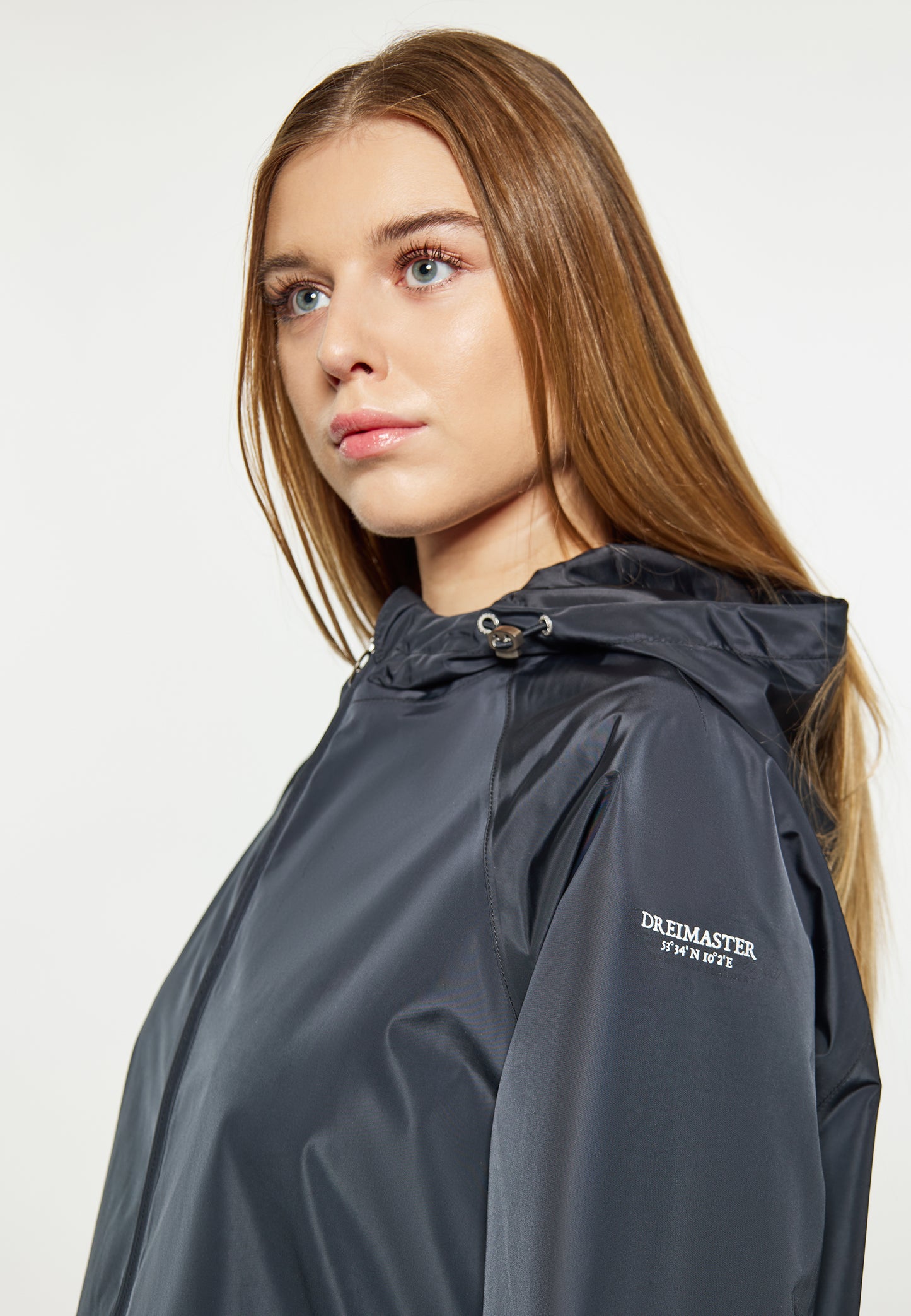 Dreimaster Maritim Damen Regenjacke aus recycelten Materialien