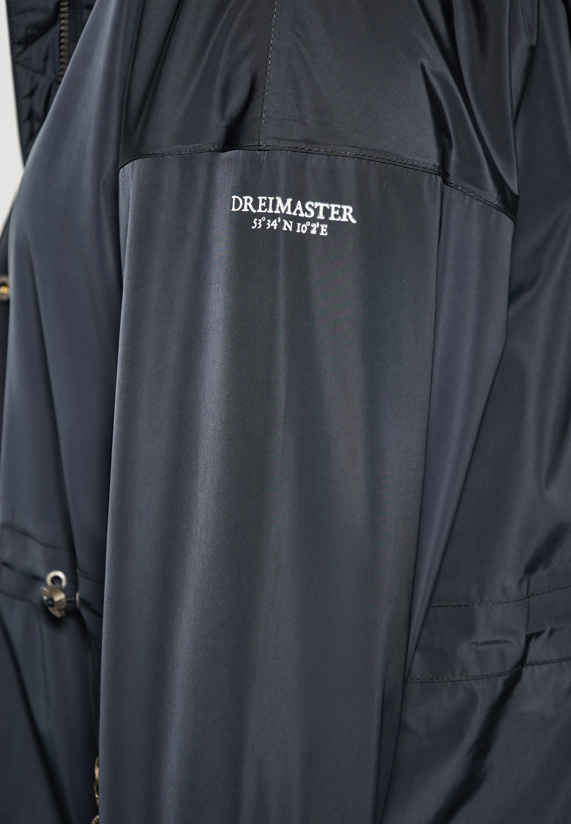 Dreimaster Maritim Damen-Regenmantel aus recycelten Materialien