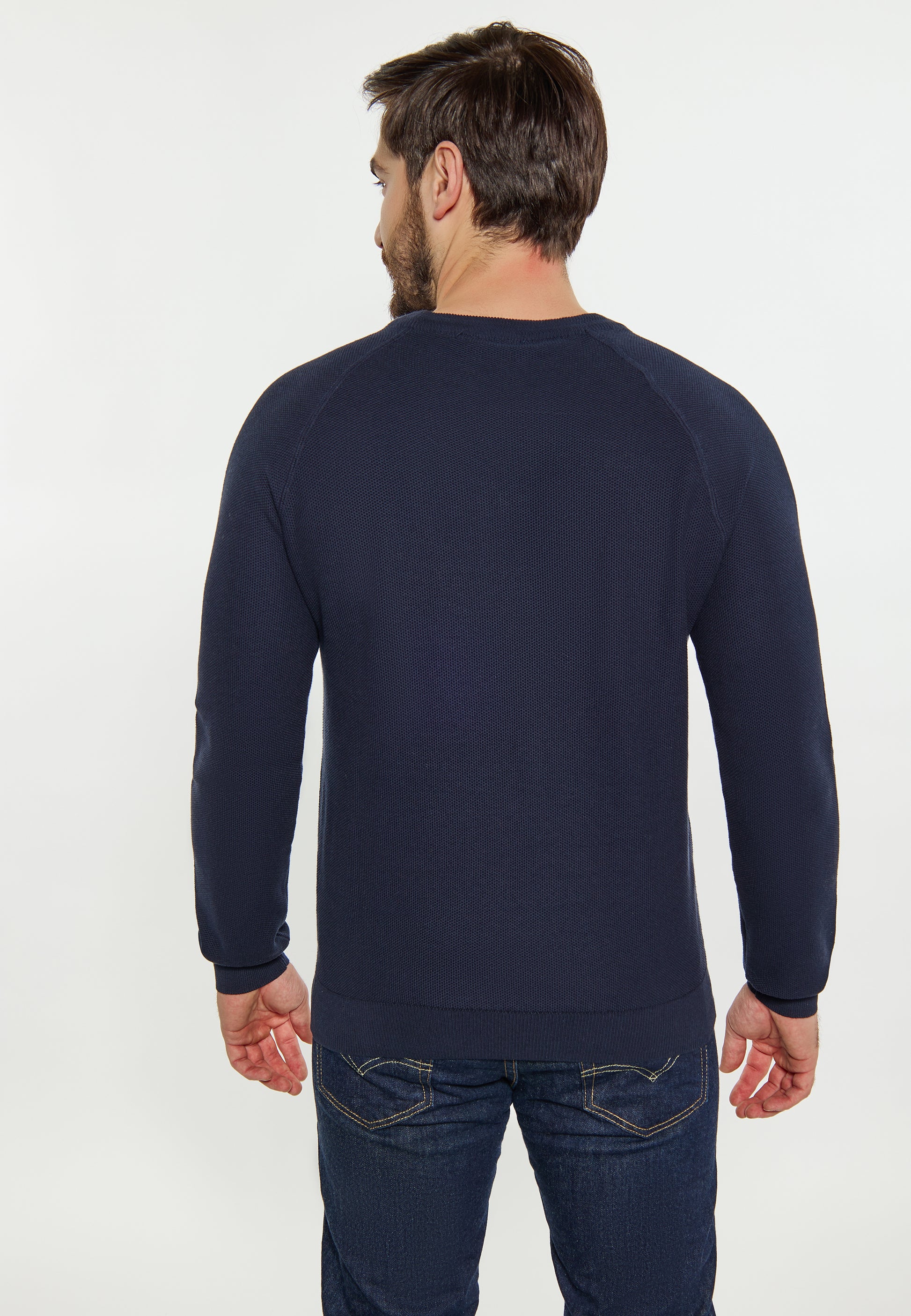Dreimaster maritimer Herrenpullover