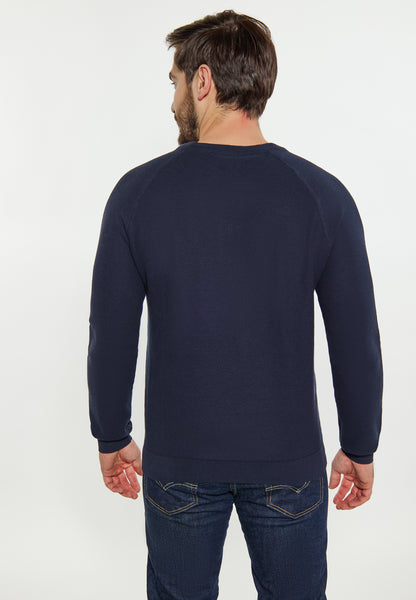 Dreimaster maritimer Herrenpullover