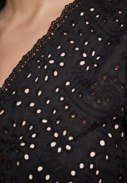 Dreimaster Vintage Damen Bluse