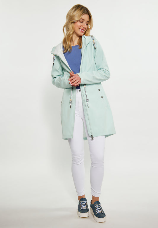 Dreimaster Maritim Damen Softshellmantel
