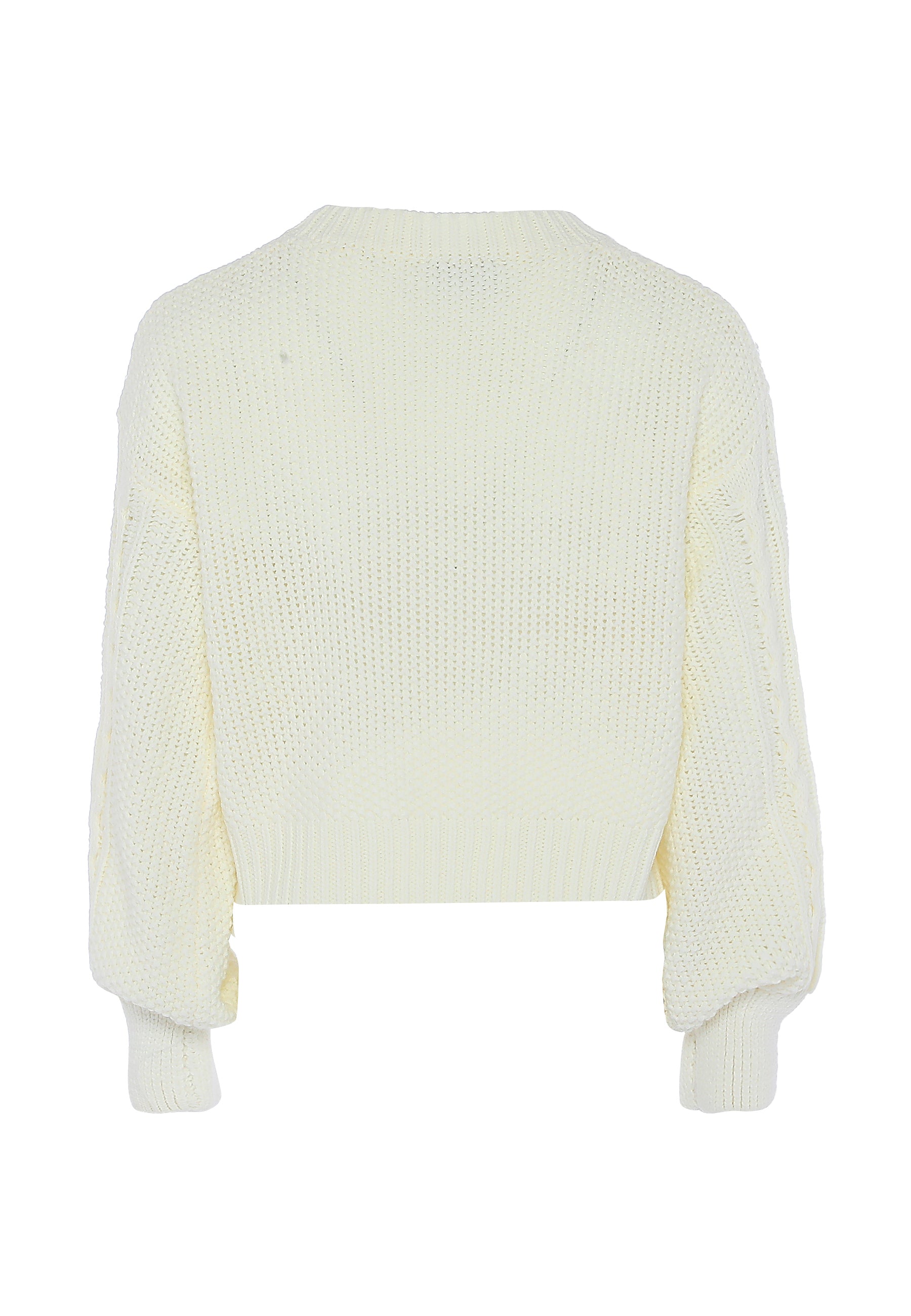 Dreimaster Vintage Damen Zopfstrickpullover