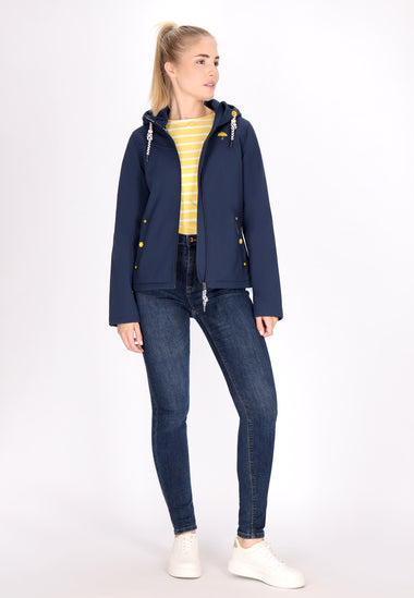 Kapuze Jacke Schmuddelwedda Damen Softshelljacke Schmuddelwedda