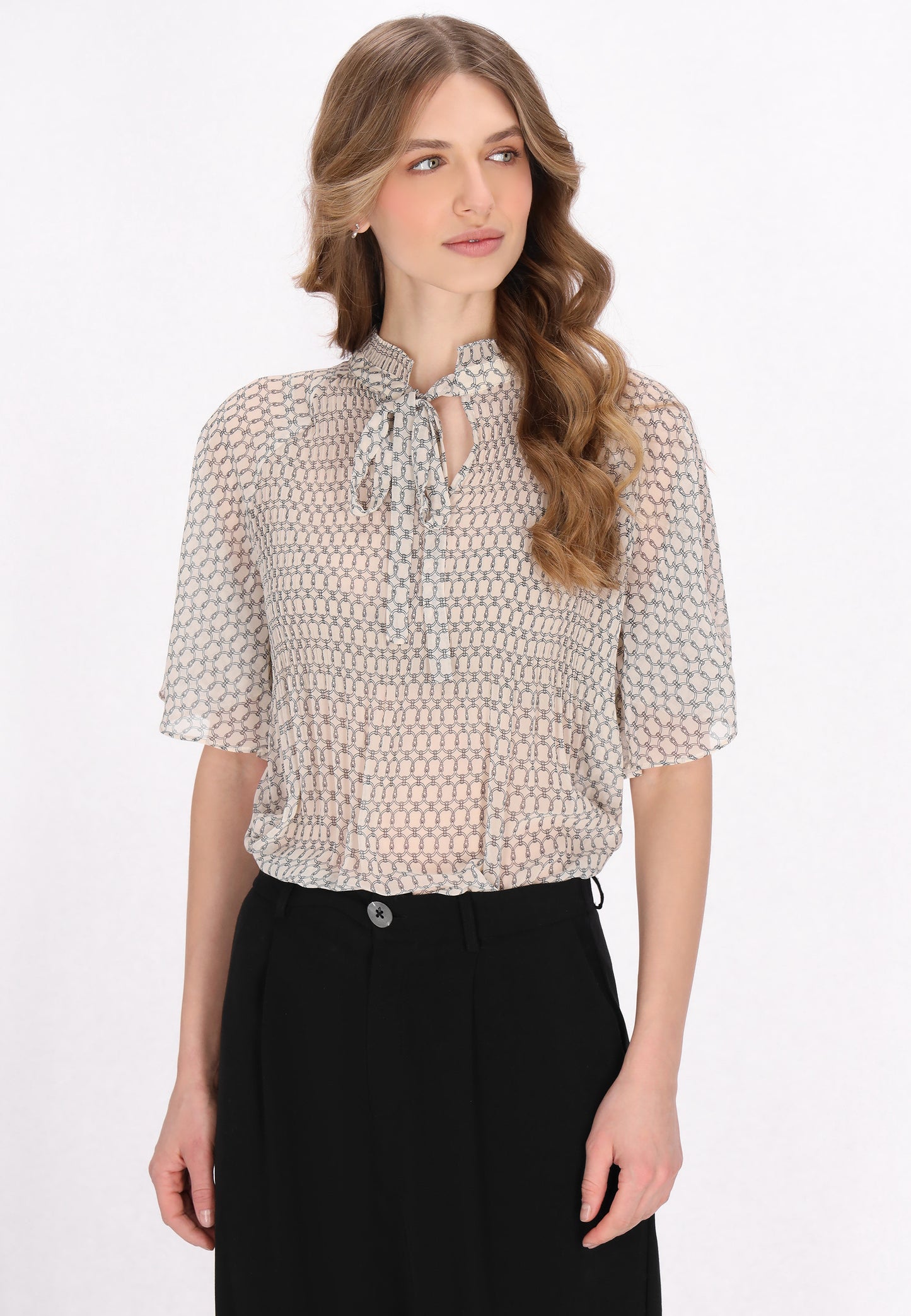 DreiMaster Klassische Damenbluse