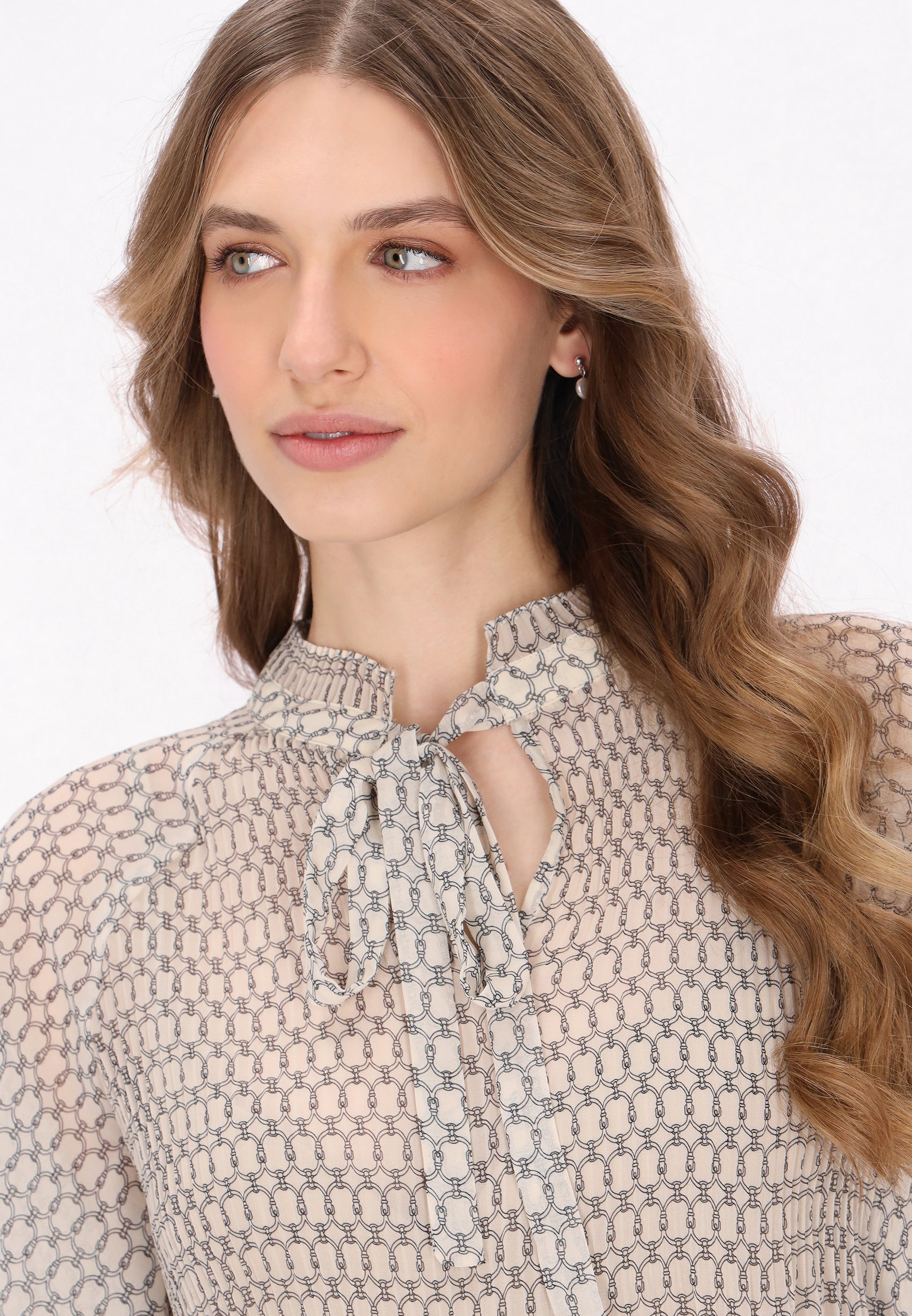 DreiMaster Klassische Damenbluse