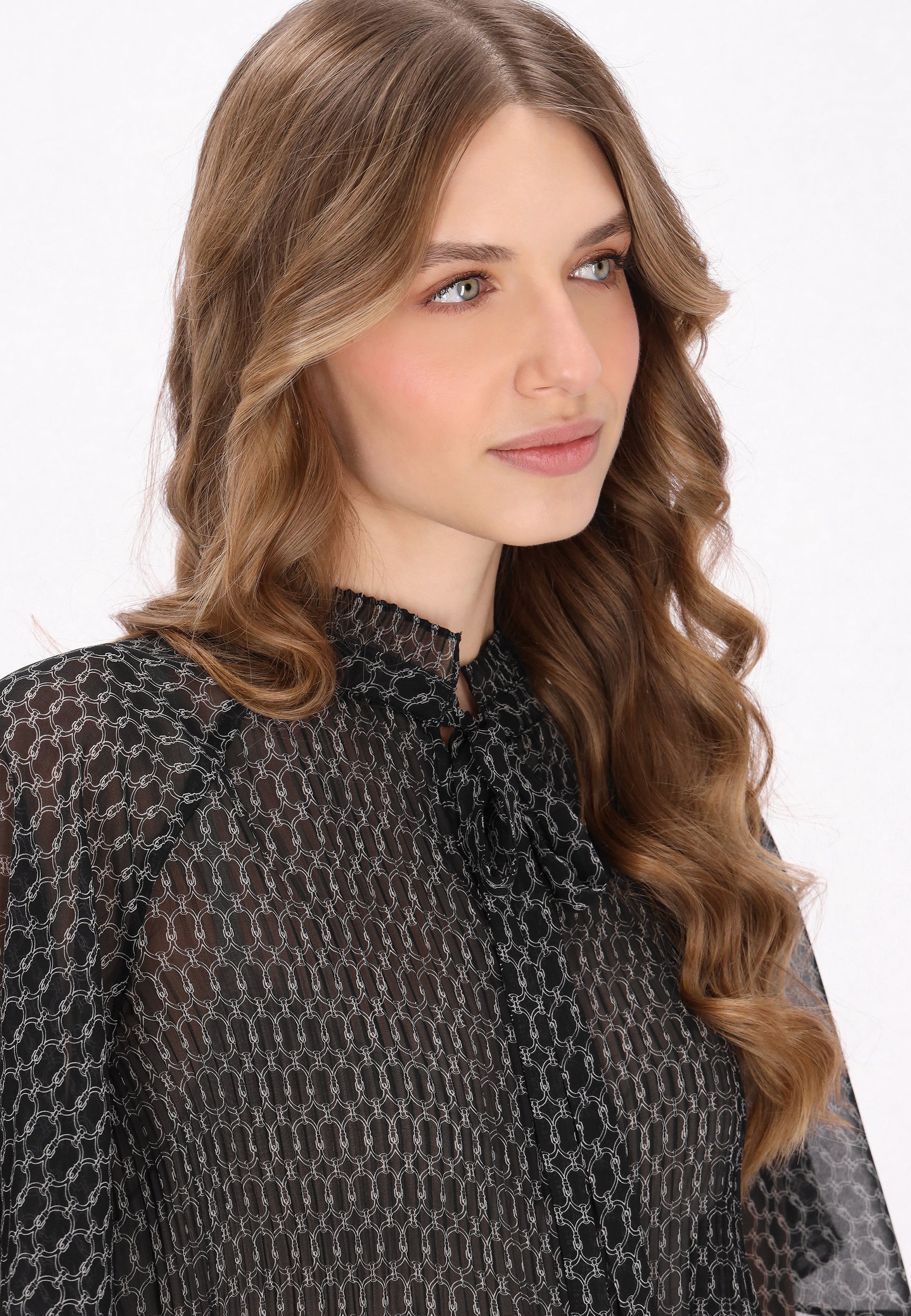 DreiMaster Klassische Damenbluse