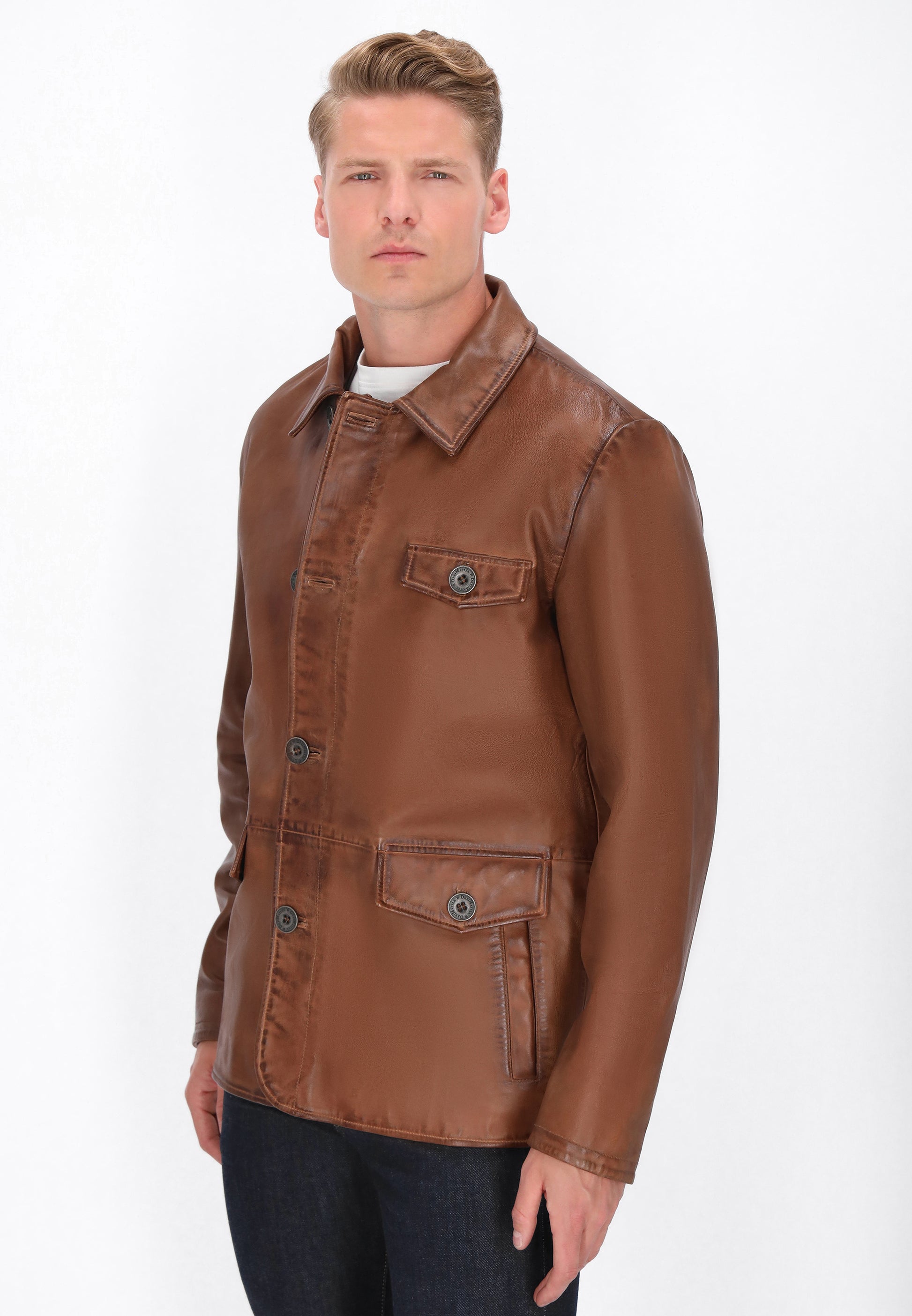 DreiMaster Vintage Men's Leather Jacket