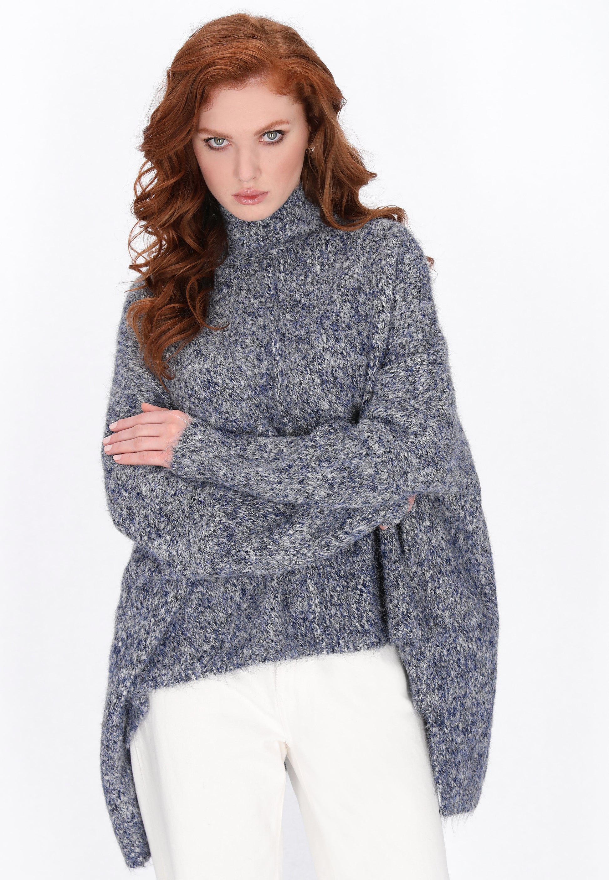 DreiMaster Vintage damski poncho