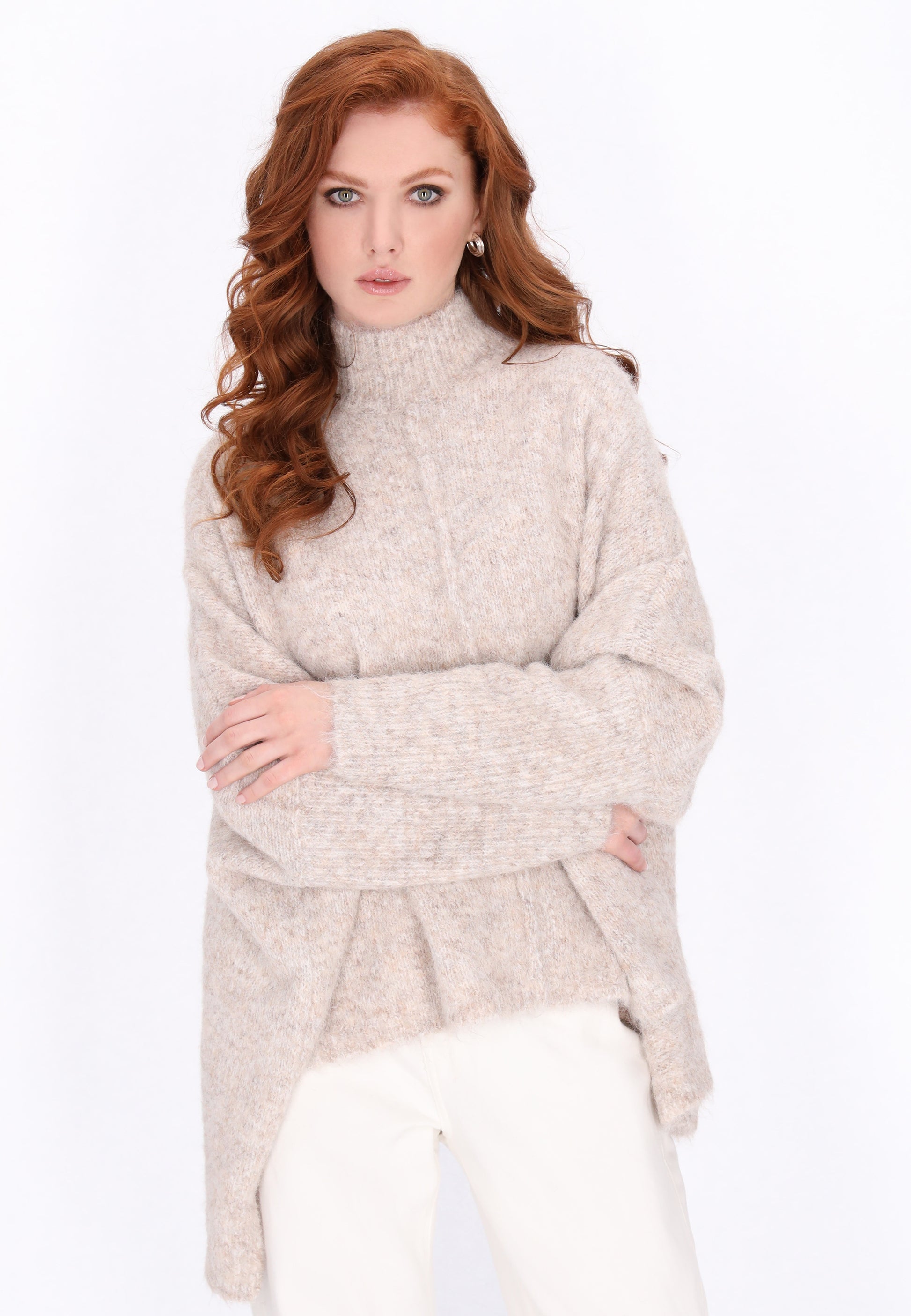 DreiMaster Vintage damski poncho