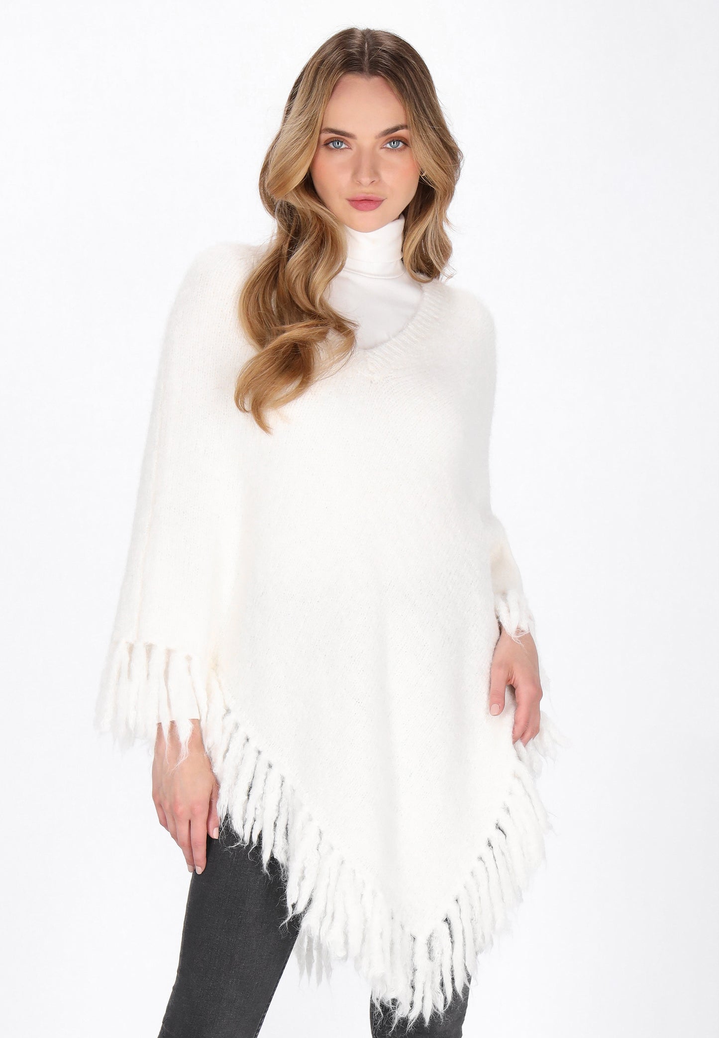 DreiMaster Vintage Damen Poncho