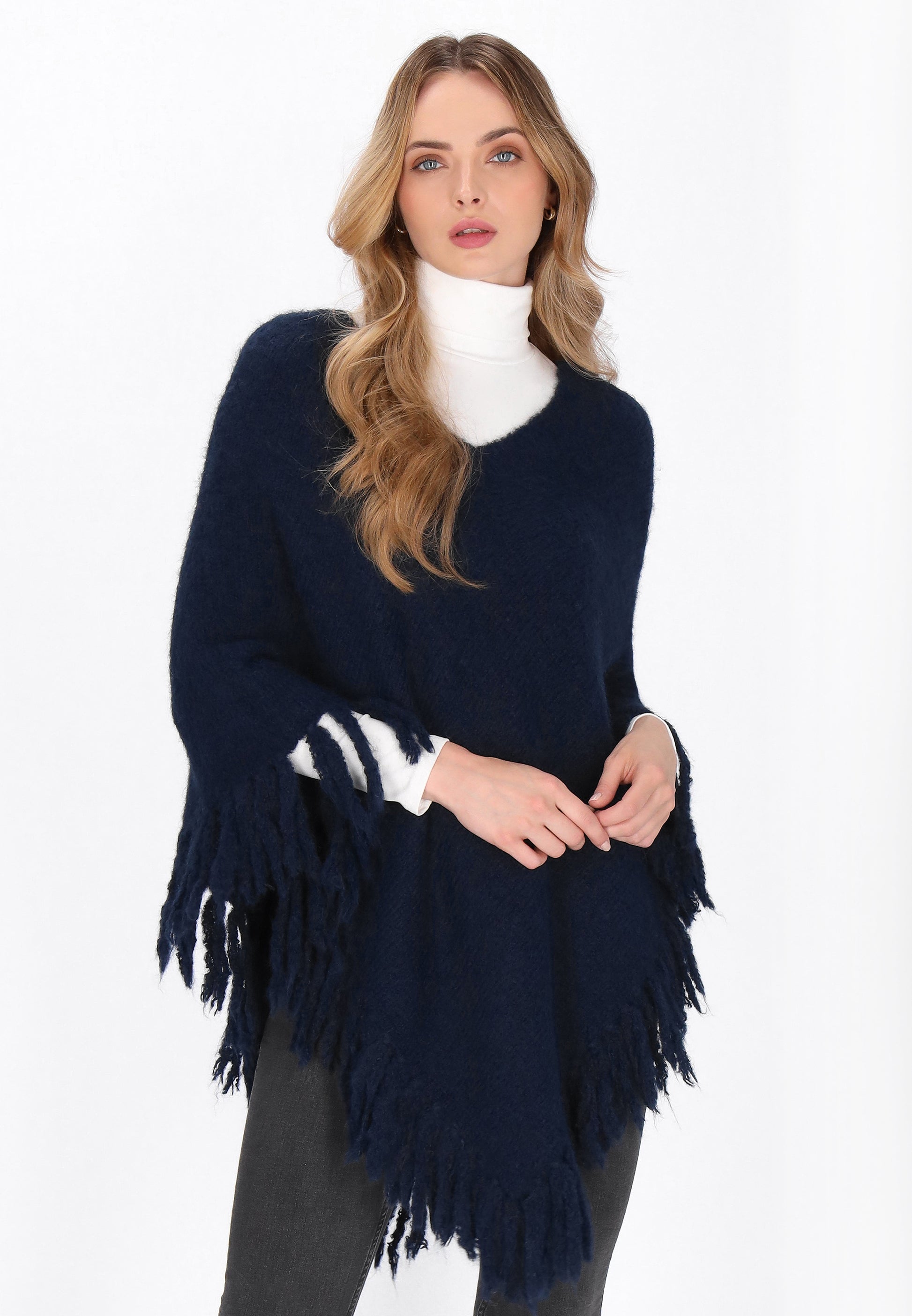 DreiMaster Vintage Damen Poncho