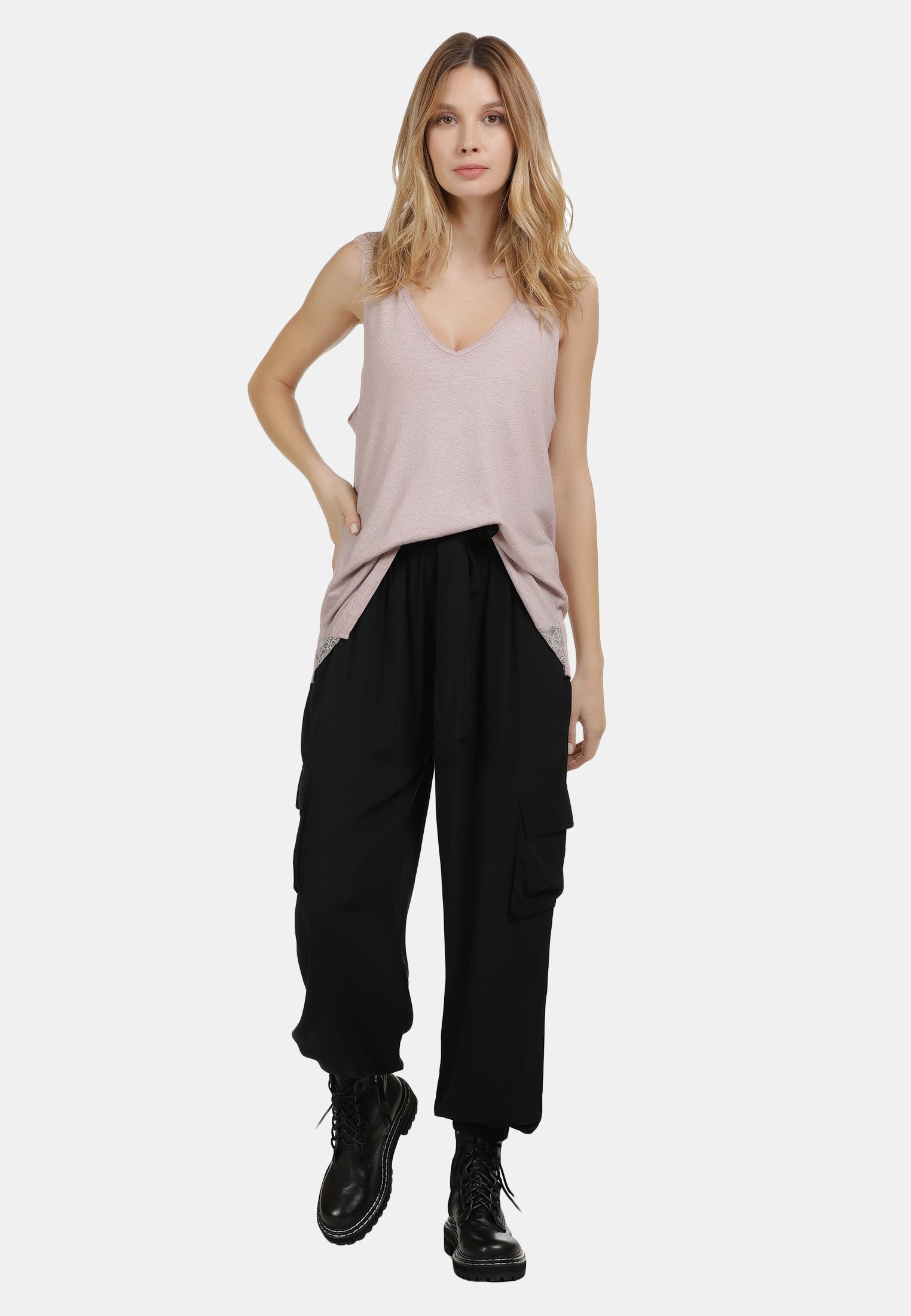 Dreimaster Vintage Damen Sommer Top